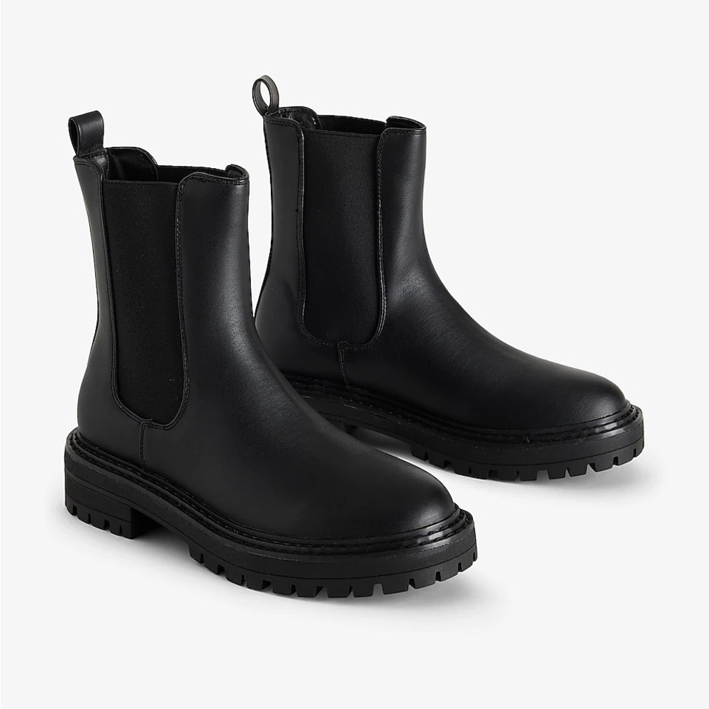 NWT EXPRESS Gore Lug Sole Ankle Boots